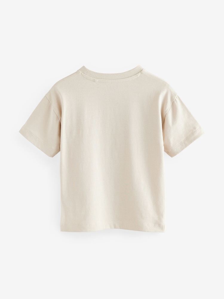 Multi Slogan Short Sleeve T-Shirts 4 Pack (3mths-7yrs) - Image 6 of 8