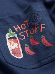 Navy Hot Stuff T-Shirt - Image 6 of 6