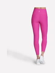 Skechers Pink Black GoFlex High Waisted Ribbed Leggings - Image 2 of 4