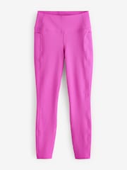 Skechers Pink Black GoFlex High Waisted Ribbed Leggings - Image 4 of 4