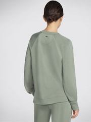 Skechers Green Skechluxe Elevate Crew Neck Sweatshirt - Image 5 of 5