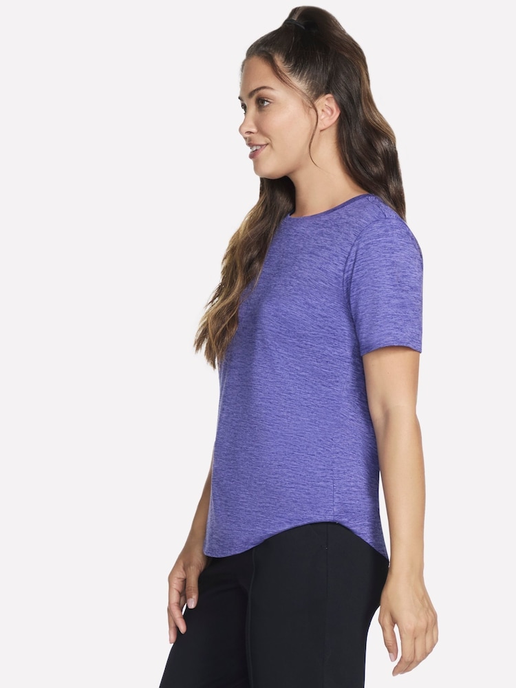 Skechers Purple Godri Swift T-Shirt - Image 3 of 4