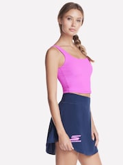 Skechers Pink Goflex Rib Longline Bra - Image 3 of 3