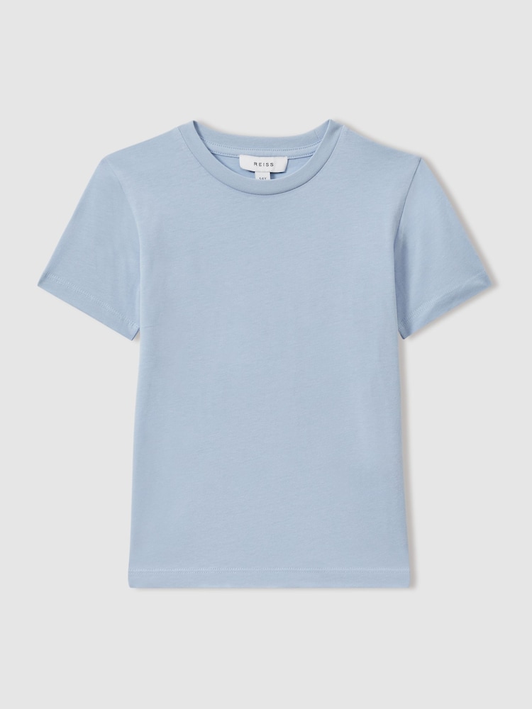 Reiss Soft Blue Bless 3-9 yrs Crew Neck T-Shirt - Image 1 of 3
