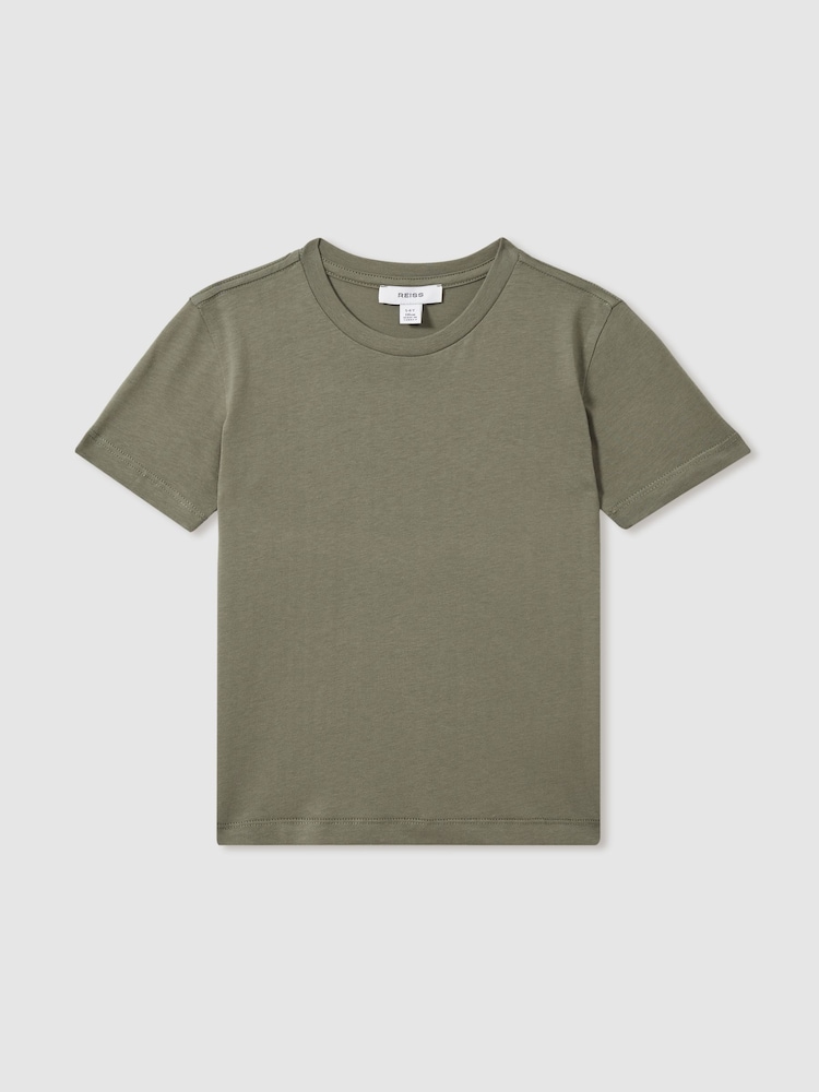 Reiss Lichen Green Bless 9-13 yrs Crew Neck T-Shirt - Image 1 of 3