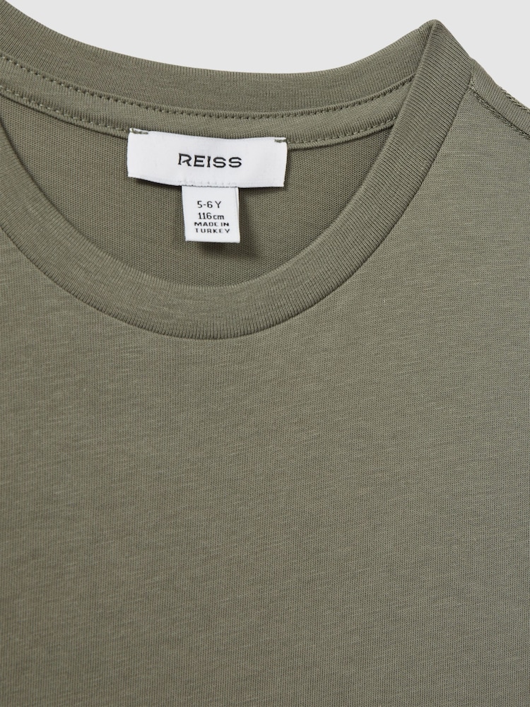 Reiss Lichen Green Bless 9-13 yrs Crew Neck T-Shirt - Image 3 of 3 Reiss Lichen Green Bless 9-13 yrs Crew Neck T-Shirt - Image 3 of 3