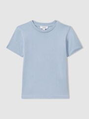 Reiss Soft Blue Bless 9-13 yrs Crew Neck T-Shirt - Image 1 of 3
