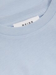 Reiss Soft Blue Bless 9-13 yrs Crew Neck T-Shirt - Image 3 of 3