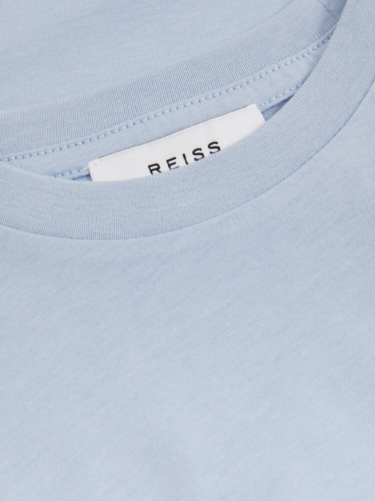 Reiss Soft Blue Bless 9-13 yrs Crew Neck T-Shirt - Image 3 of 3