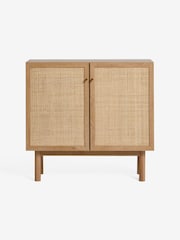 MADE.COM Oak Effect Pavia Rattan Small Sideboard - Image 7 of 7