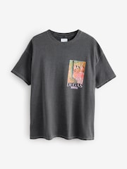 Gris de charbon de bois - T-shirt Offical License Edgar Degas Graphic Sleeve Courts  100% coton - Image 5 of 7