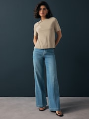 Бежевий - Футболки Twist Detail Premium Polymodal - Image 2 of 8