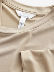 Бежевий - Футболки Twist Detail Premium Polymodal - Image 6 of 8