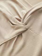 Бежевий - Футболки Twist Detail Premium Polymodal - Image 7 of 8