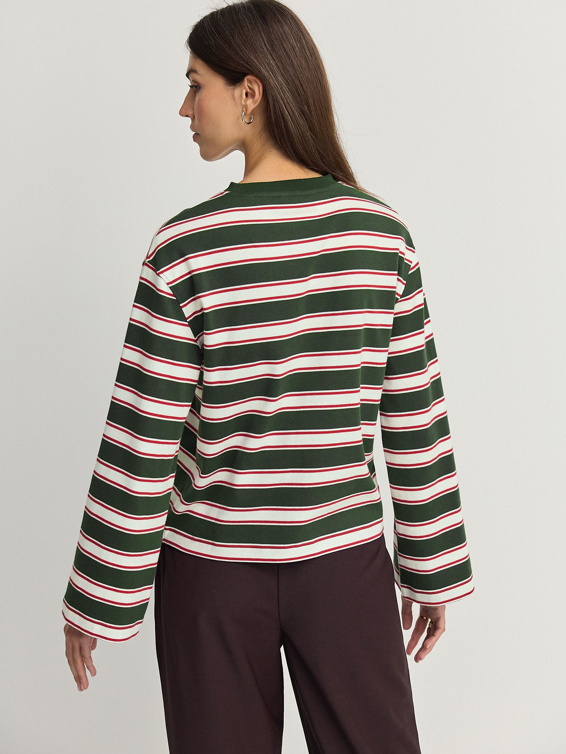 Tシャツ・カットソー RONRON OUTSTITCH STRIPE RAGLAN LONG SLEEVE 5BJH415 61BKiWB+ZxL._AC_SX466_.jpg