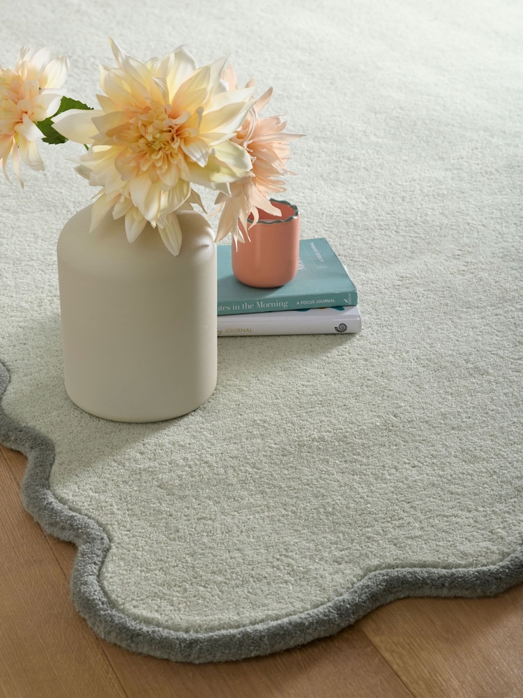 Origin Rugs Sage Seagrass Scalloped Elsie Rug - Image 4 of 4