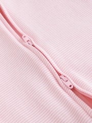 Pink Two Way Zip Rompers 3 Pack (0mths-3yrs) - Image 9 of 10