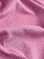 Raspberry Pink 100% Cotton Rich Back Graphic Boxy Short Sleeve T-Shirt - Image 7 of 7