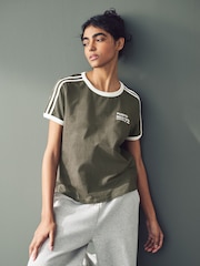 Green Puerto Rico Graphic Football Jersey Inspired Crew Neck Short Sleeve Cotton Graphic T-Shirt - Image 5 of 10