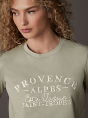 Green Heavyweight Short Sleeve Crew Neck T-Shirt - Image 4 of 7
