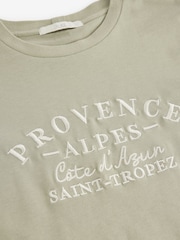 Green Heavyweight Short Sleeve Crew Neck T-Shirt - Image 7 of 7