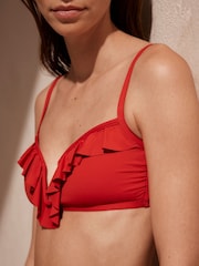 Mint Velvet Frill Plunge Bikini Top - Imagen 6 de 9