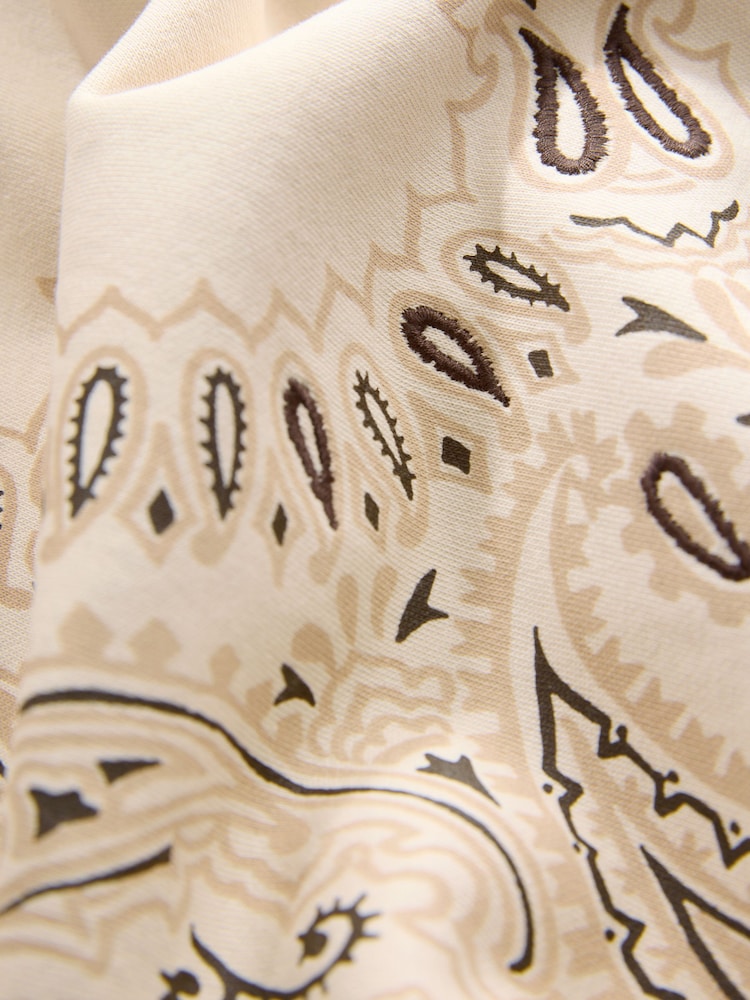 Buttermilk Cotton Rich Long Crew Neck Sweatshirt - Image 7 of 7