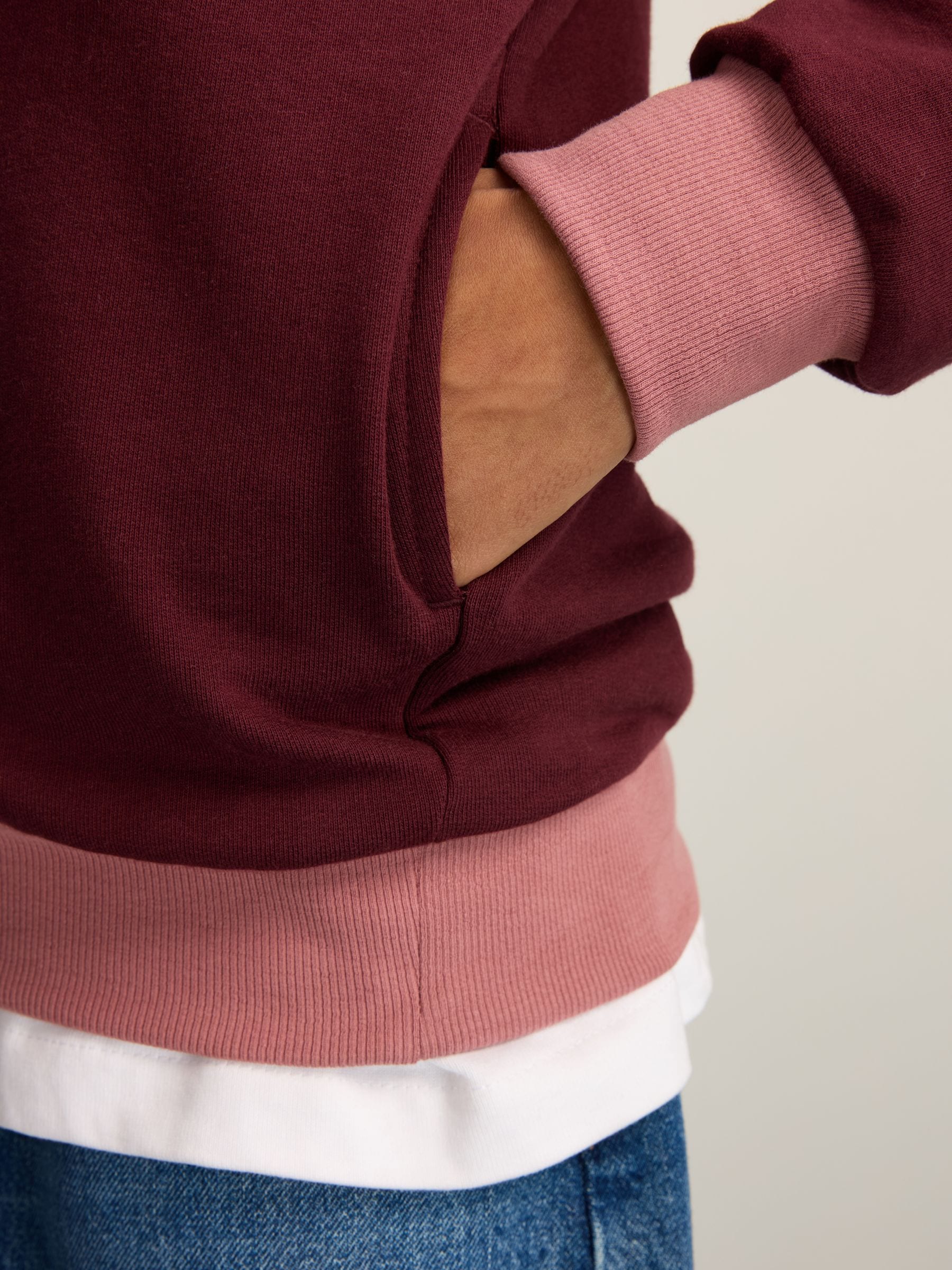 Buy Burgundy Red Hamptons New York Sporty City Graphic Zip