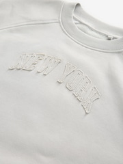 Français Gris - Sweat Raglan Fit Tonal City Graphic Col rond - Image 9 of 9