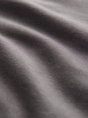 Chocolate Brown Cotton Rich Long Crew Neck Sweatshirt - Image 7 of 7