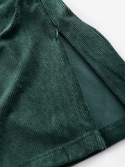 Vert forêt - Micro Corduroy Velvet Touch Graphique Amble Survêtement - Image 7 of 8
