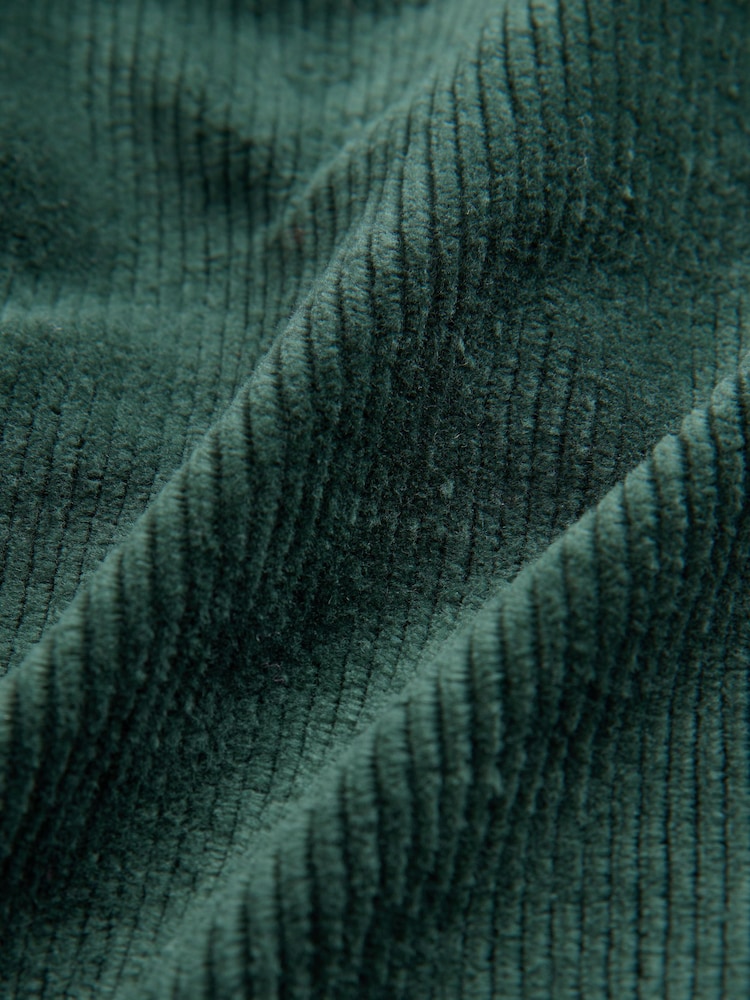 Vert forêt - Micro Corduroy Velvet Touch Graphique Amble Survêtement - Image 8 of 8