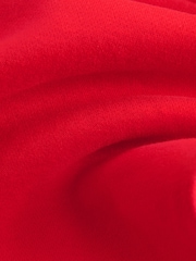 Bright Red Crimson Active Longline Overhead Hoodie - Image 7 of 8