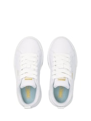 Puma White Kids Mayze Unisex Trainers - Image 3 of 6