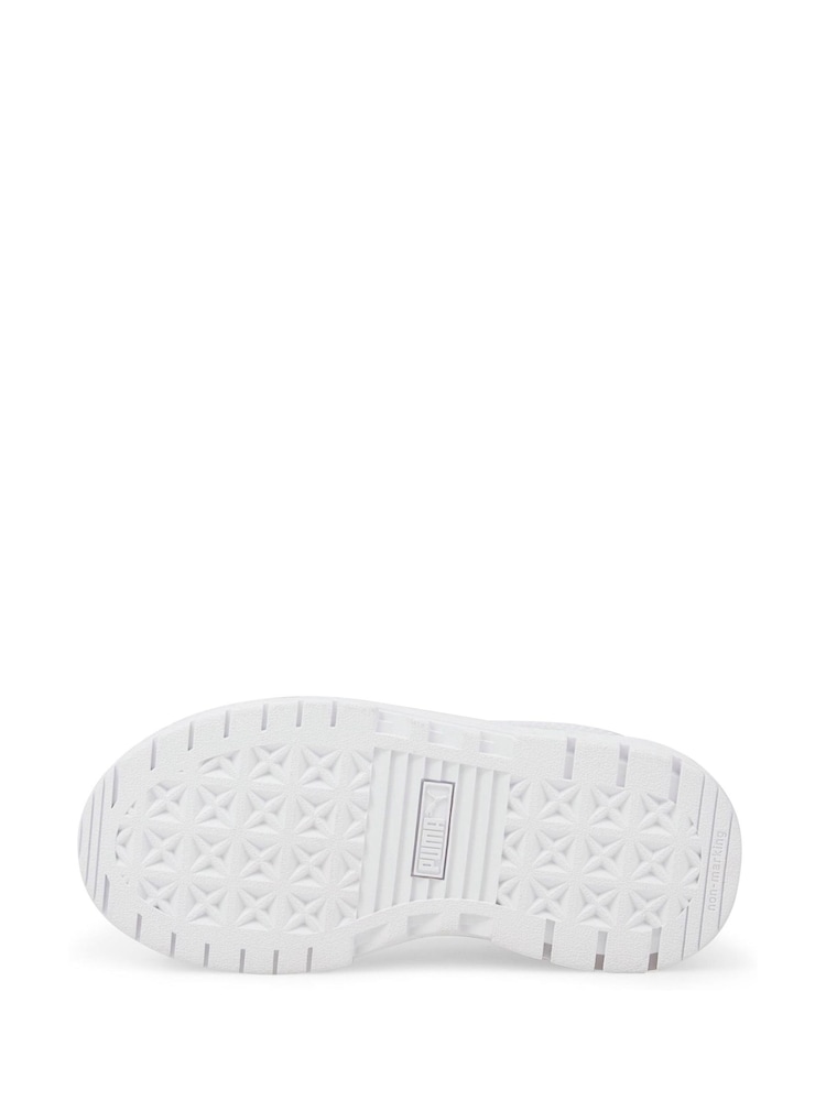 Puma White Kids Mayze Unisex Trainers - Image 5 of 5 Puma White Kids Mayze Unisex Trainers - Image 5 of 5