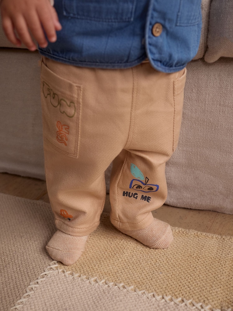 Verde/Neutru - Set Bebeluș Gilet și Pantaloni 3 Pieces (0ms-2yrs) - Image 3 of 18