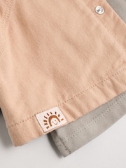 Rayas neutras - 100% Cotton Baby Shirt and Trousers Set 3 Piece (0mths-2yrs) - Imagen 11 de 17