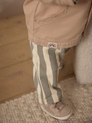 Rayas neutras - 100% Cotton Baby Shirt and Trousers Set 3 Piece (0mths-2yrs) - Imagen 15 de 17