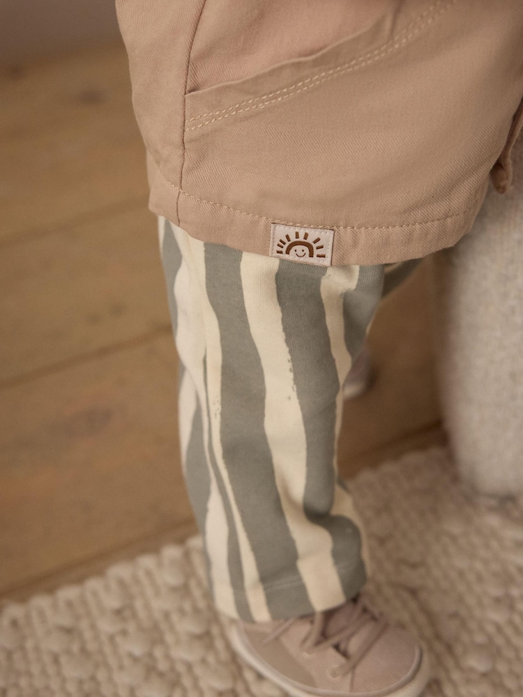 Rayas neutras - 100% Cotton Baby Shirt and Trousers Set 3 Piece (0mths-2yrs) - Imagen 17 de 17