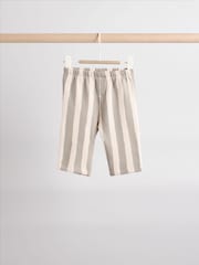 Rayas neutras - 100% Cotton Baby Shirt and Trousers Set 3 Piece (0mths-2yrs) - Imagen 5 de 17