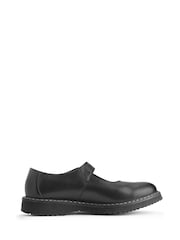 Start-Rite Embrace Chunky Mary Jane Leather School Black Shoes - Image 2 of 6