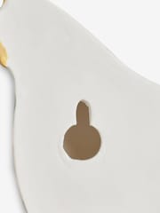 Set of 2 Multi Pat and Peggy Chicken Ceramic Wall Plaques - Image 5 of 5