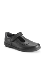 Start-Rite Hope Black Leather T Bar School Shoes - Image 2 of 5