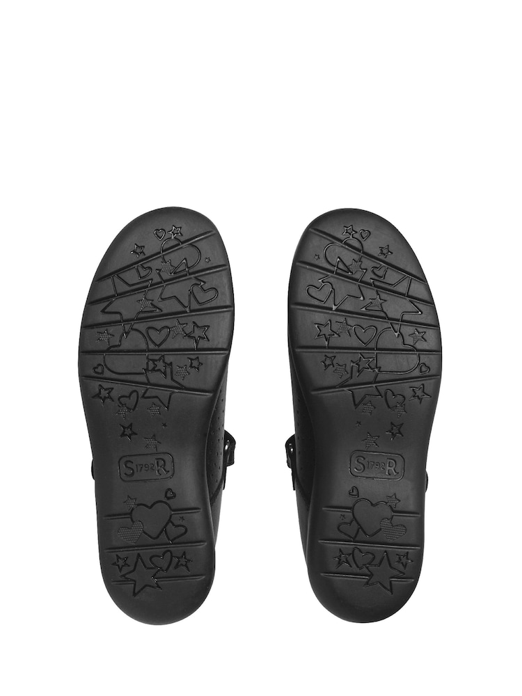 Start-Rite Hope Black Leather T Bar School Shoes - Image 5 of 5