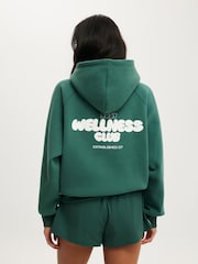 Cotton On Green Plush Premium Graphic Raglan Hoodie - Image 2 of 5