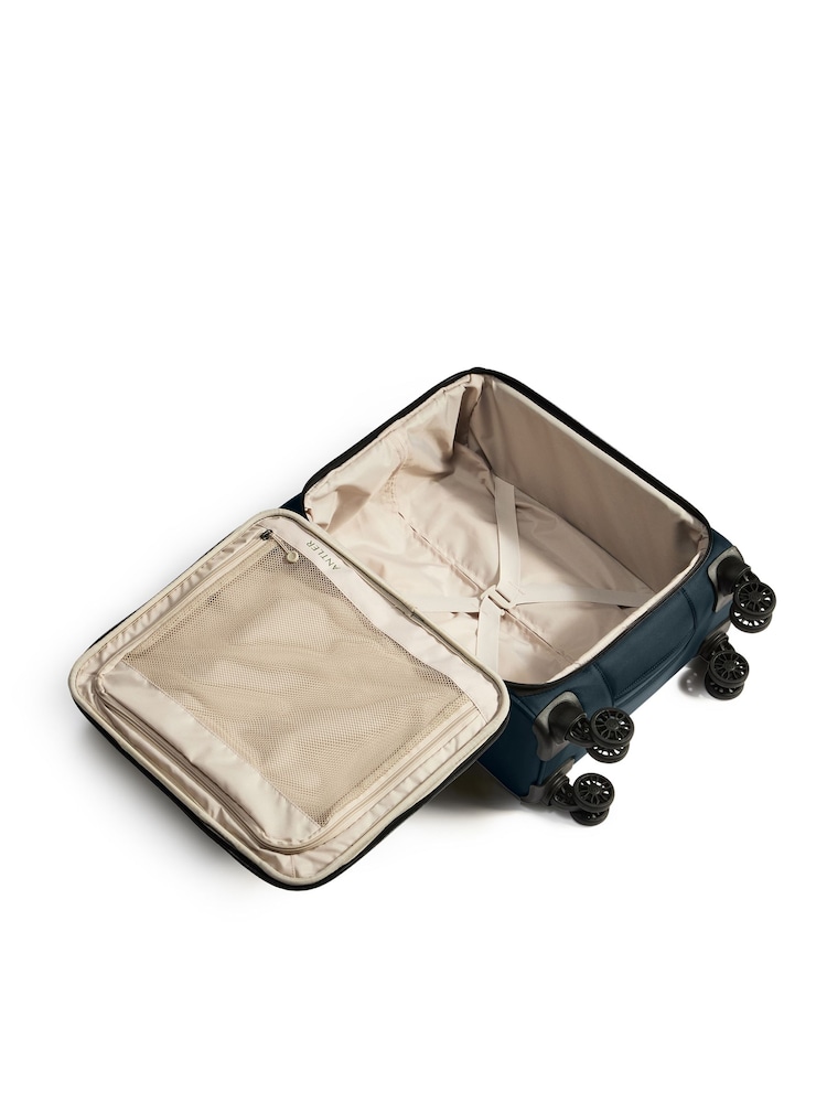 Blauw - Antler Soft Stripe Suitcase - Image 3 of 6