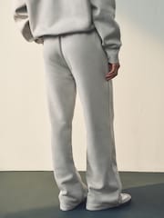 French Grey Wide Leg Tonal City Graphic Joggers - Image 2 of 7