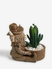 Natural Hamish The Highland Cowboy Artificial Cactus Ornament - Image 4 of 4