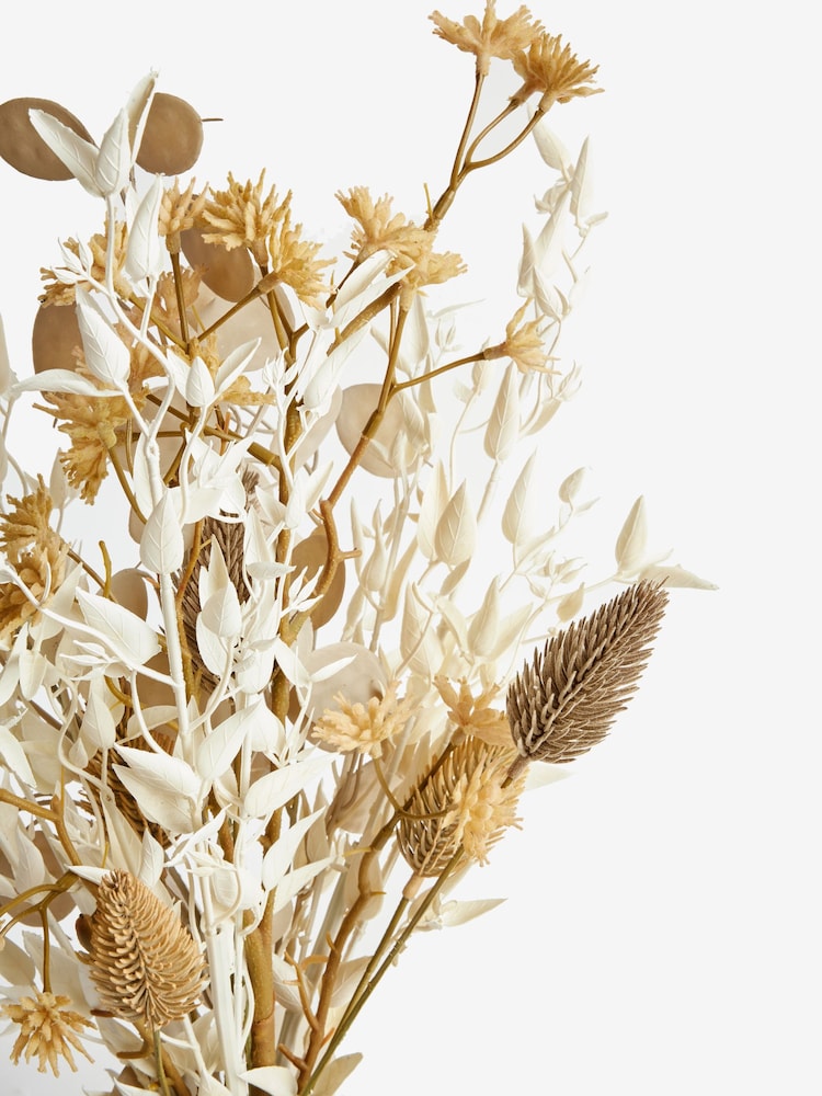 Natural Artificial Dried Arrangement in a Ceramic Bobble Vase - Image 4 of 4