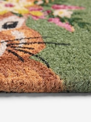 Green Bunny Floral Doormat - Image 7 of 7